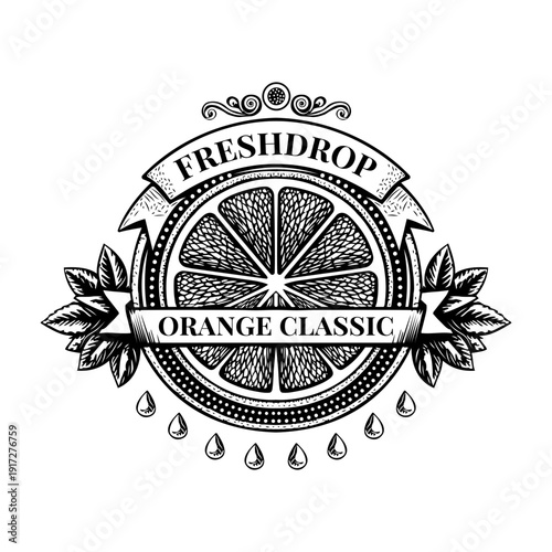 A vintage style illustration showing espresso beans

