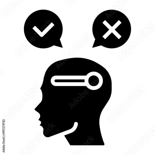 critical thinking Solid icon