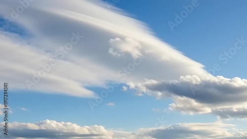 blue sky with white clouds