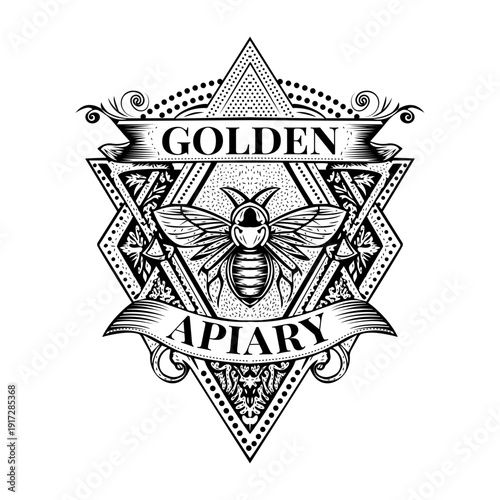 A sketchy style illustration depicting royal honey