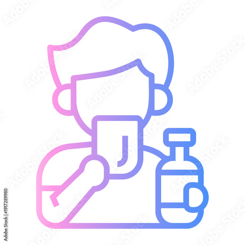 daily Line Gradient Icon