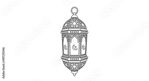 A lantern pendant with intricate designs