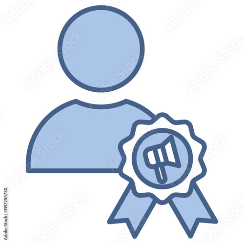 ambassador blue icon