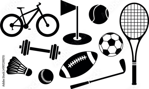 Sports equipment fitness cycling badminton football training