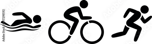 Triathlon training fitness swimming cycling running endurance sports