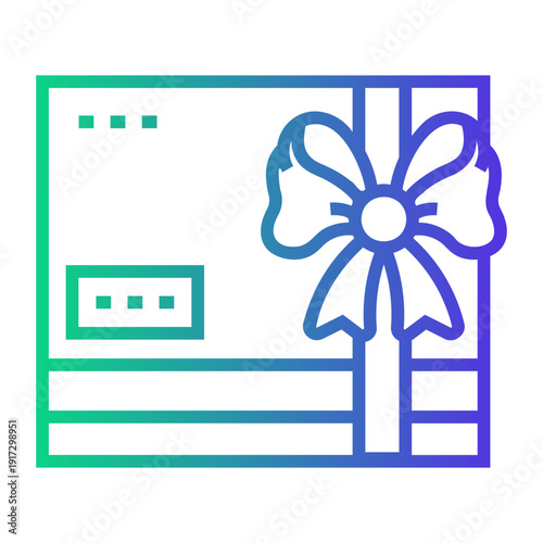 loyalty Line Gradient Icon