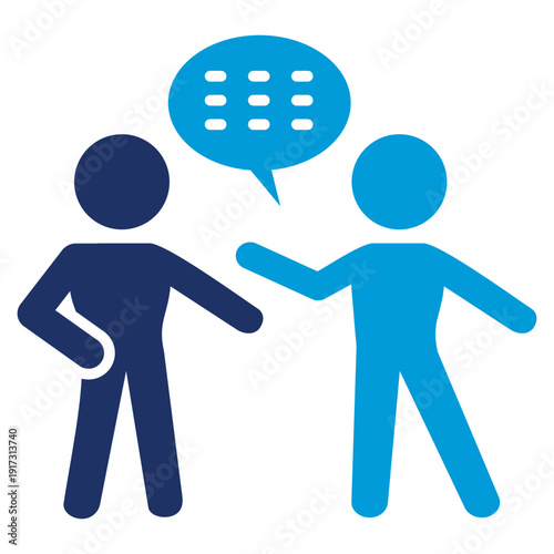 persuasion blue combination icon