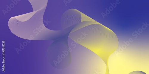 Bisque and navy abstract shape grainy gradient background with black backdrop and noisy texture for wide banner poster and header design