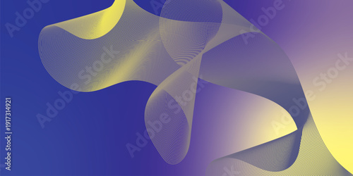 Bisque and navy abstract shape grainy gradient background with black backdrop and noisy texture for wide banner poster and header design