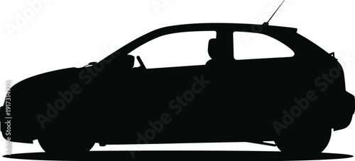 PrintBlack silhouette of an empty park bench side view isolated on white background wooden garden seat furniture outdoor,