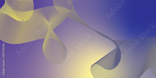 Bisque and navy  abstract shape grainy gradient background with black backdrop and noisy texture for wide banner poster and header design