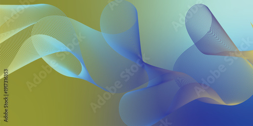 OliveDrab cyan and navy azure abstract shape grainy gradient background with black noisy texture for wide banner poster and header design