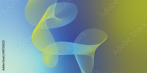 OliveDrab cyan and navy azure abstract shape grainy gradient background with black noisy texture for wide banner poster and header design