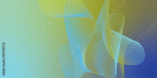 OliveDrab cyan and navy azure abstract shape grainy gradient background with black noisy texture for wide banner poster and header design