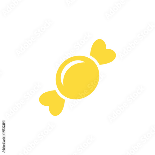 Yellow wrapped candy yellow candy sweets confectionery