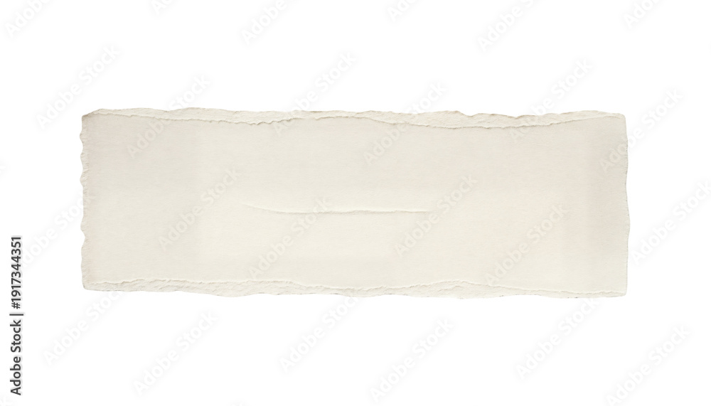 Obraz premium piece of white paper tear isolated on white background
