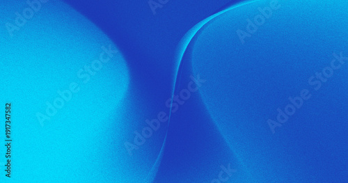 Canvas Print modern blue gradient abstract background design with tech-themed world, AI, clean, and the future, featuring dynamic, curved lines that divide the image and a grainy texture