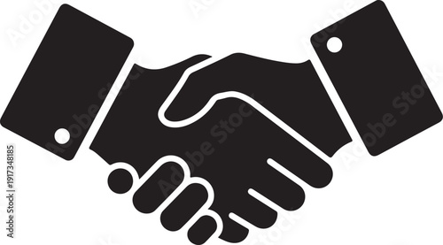 Handshake Agreement Partnership Business Deal Icon Graphic Symbol