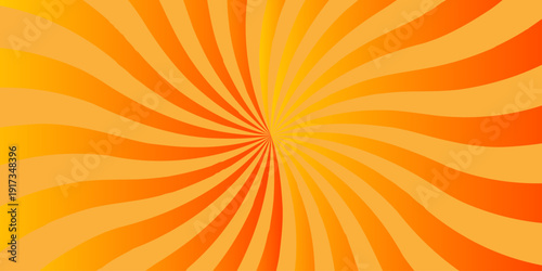 abstract orange geometric sunbeam ray sum light sunburst texture design.