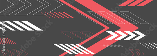  abstract geometric arrow direction lines background