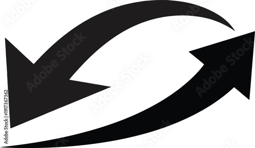 Circular arrow symbol indicating continuous process or cycle