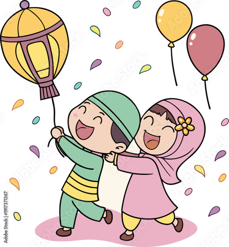 3d-cartoon-eid-street-celebration--kids-play.eps