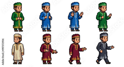 Men in traditional robes.