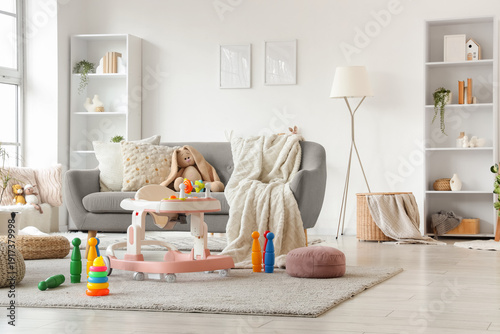 Interior of living room wit...