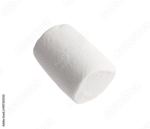 Flying sweet marshmallow on...