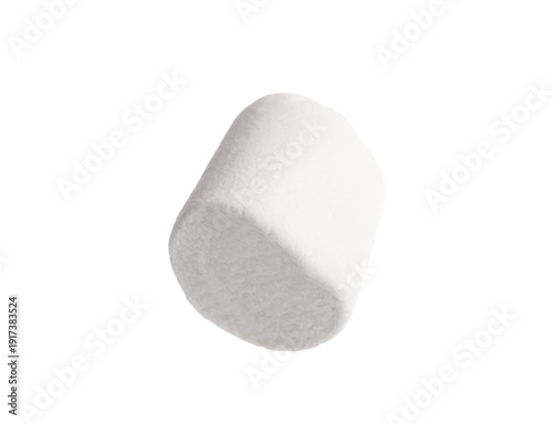 Flying sweet marshmallow on...