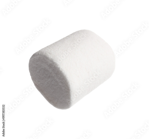 Flying sweet marshmallow on...
