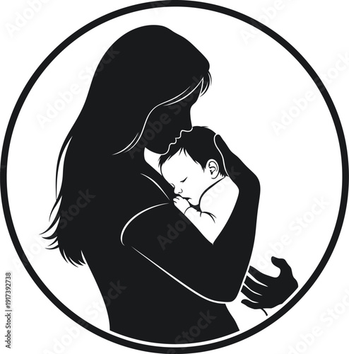 Mother's day tribute a mother's love silhouette
