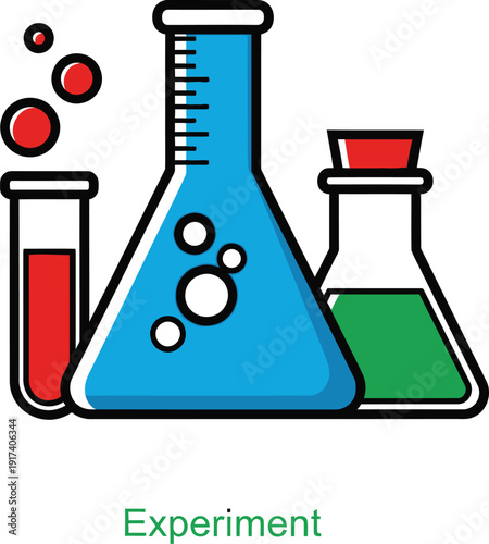 Vibrant laboratory equipment for scientific experiments and research