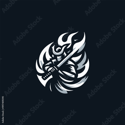 Samurai Burning Logo