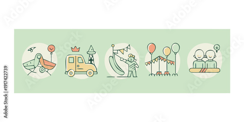 Diverse group of people engaged in various activities and hobbies