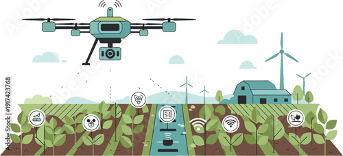 Smart Farming and Agricultural Drone Monitoring