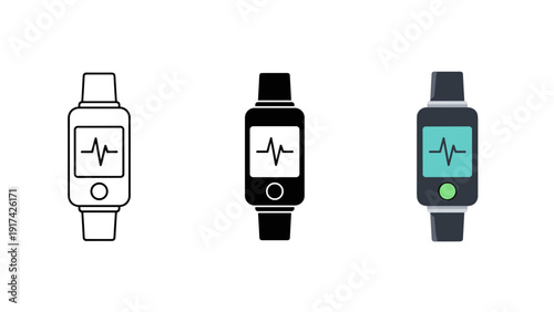 vector illustration of a watch