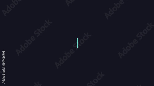 Rainbow blinking typing cursor text animation