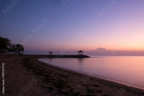 A mysterious and cold morning on the beach
Karang Beach, Sanur Village, Denpasar Citym Bali Province, Indonesia