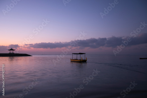 A mysterious and cold morning on the beach
Karang Beach, Sanur Village, Denpasar Citym Bali Province, Indonesia