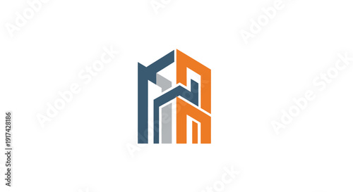 Modern Abstract Building Logo Design.