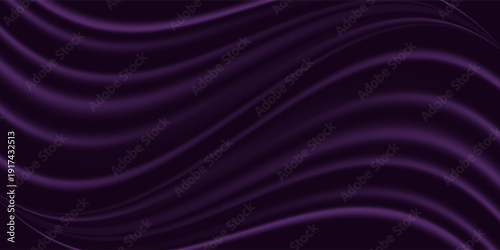 Obraz premium abstract background luxury Purple cloth or liquid wave or wavy folds of grunge silk texture satin velvet material or luxurious background or elegant wallpaper design, background