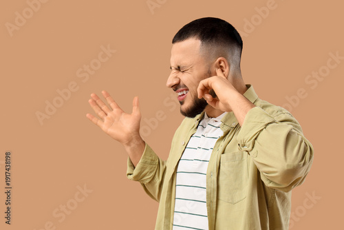 Young man suffering from lo...