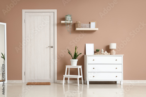 Interior of stylish hallway...