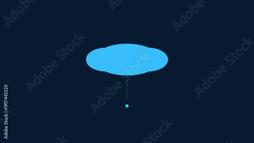 A floating glowing orb against a dark cosmic background