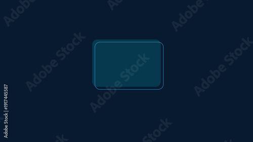 A sleek, modern digital interface with a glowing blue rectangular element.