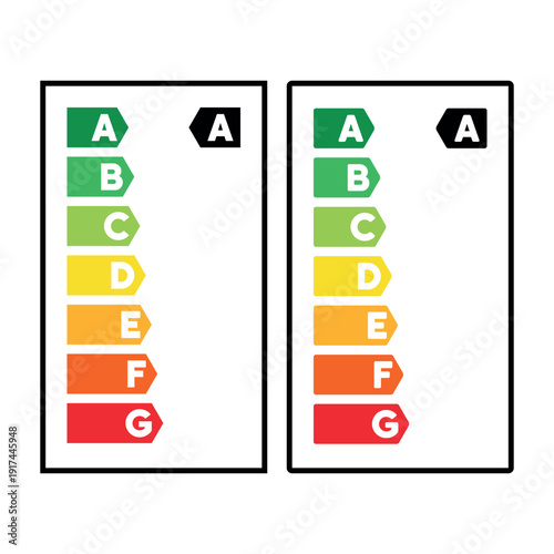 Energy efficiency icon. Vector illustration