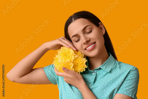 Beautiful young happy woman...