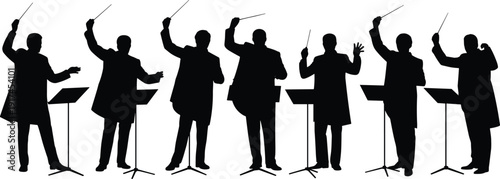 Silhouettes of people sitting at tables with umbrellas, vector illustration representing conversation, café culture, dining, and social interaction themes