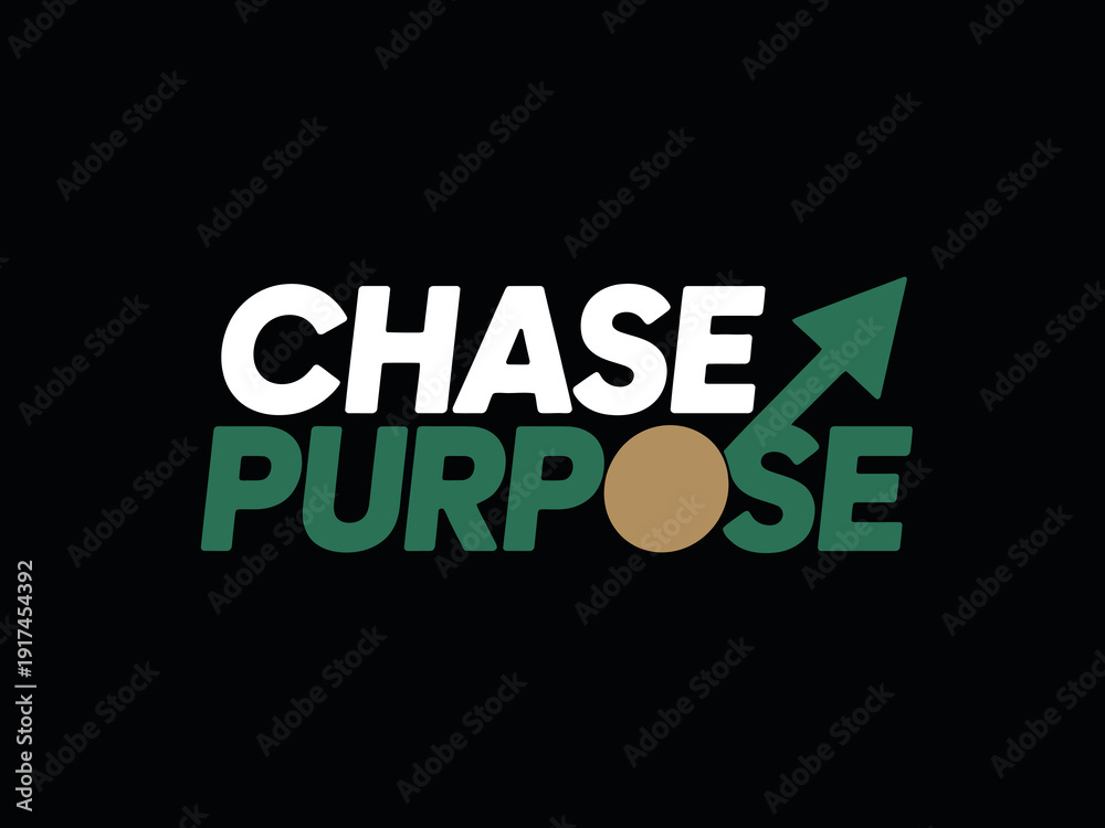 Obraz premium Chase Purpose Logo with Arrow